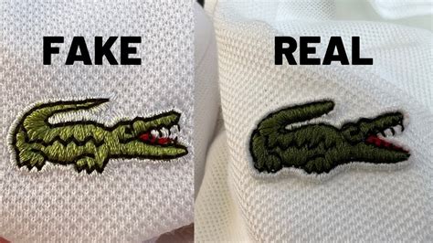 lacoste bag fake|lacoste polo counterfeit vs real.